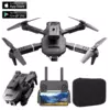 Дрон з камерою 4K RC Drone E100 – дрон коптер FPV, FPV 100 м. до 30 хв. 2 акумулятори + СУМКА
