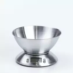 Ваги кухонні 5 кг із чашею 2 літри точні Sokany електронні харчові побутові кулінарні для продуктів