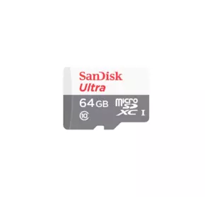 Карта пам'яті SanDisk 64GB microSD class 10 Ultra Light